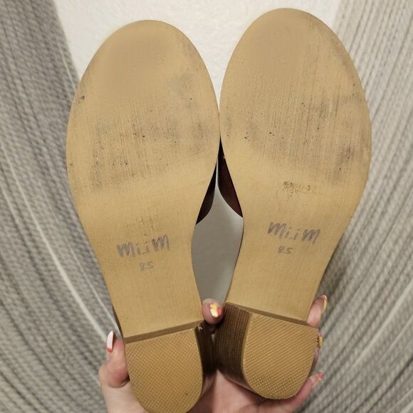 MiiM Brick Up Your Feet Heel Sz 8.5 - Picture 7 of 7